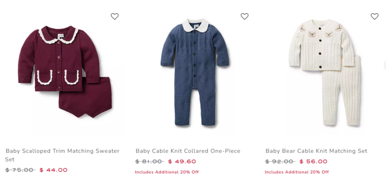 Baby's clothing example